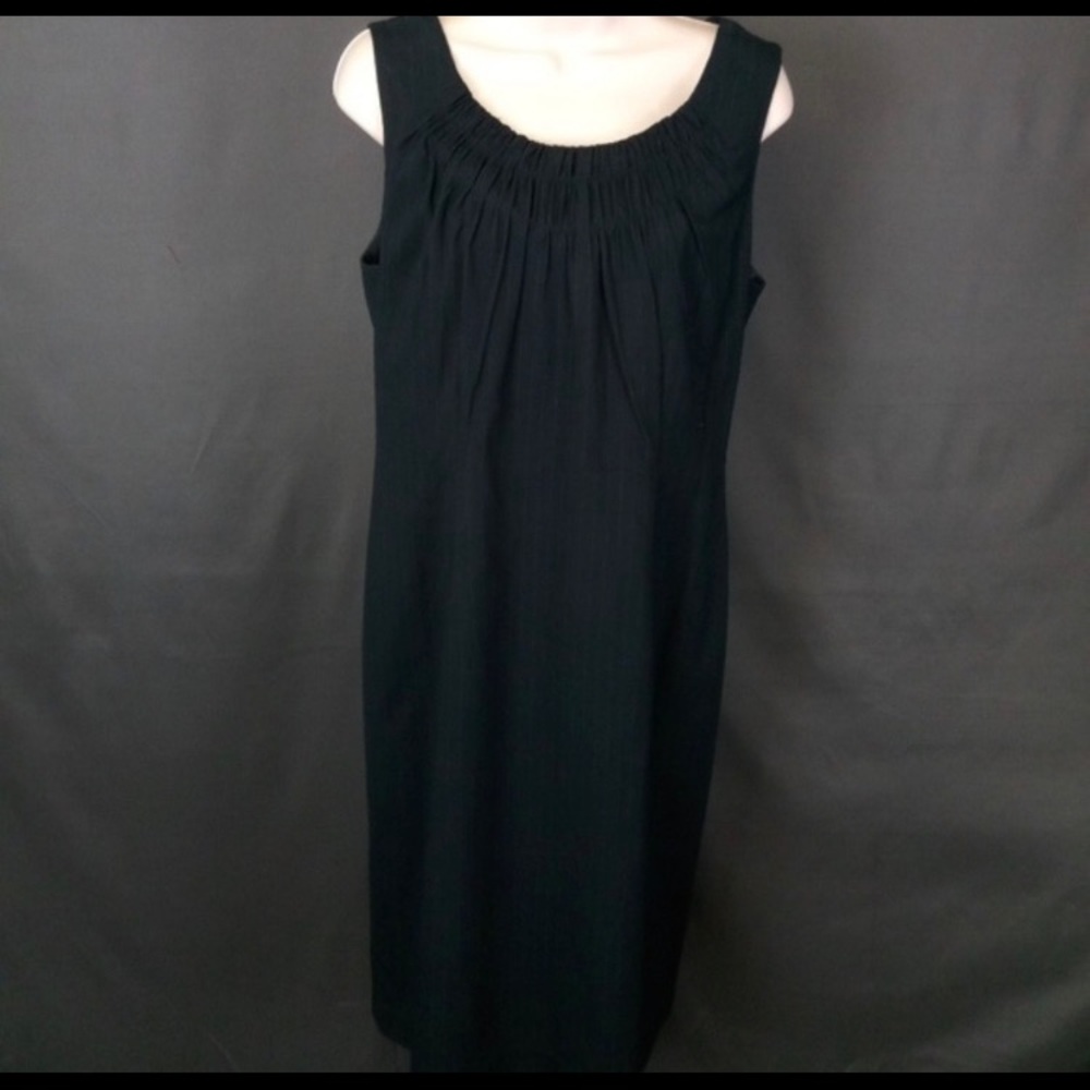 Calvin Klein Pinstripe Sleeveless Sheath Dress - Size 10